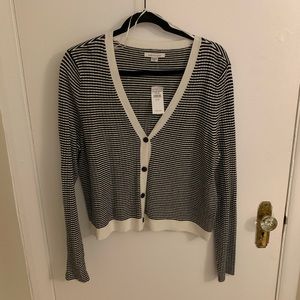 Striped cardigan